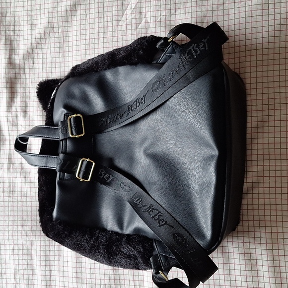 Betsey Johnson Luv black Unicorn Kitty Cat NWOT backpack - Picture 2 of 6